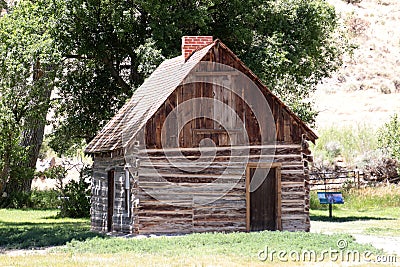 Butch Cassidy’s Childhood Home Historic Site Stock Photo