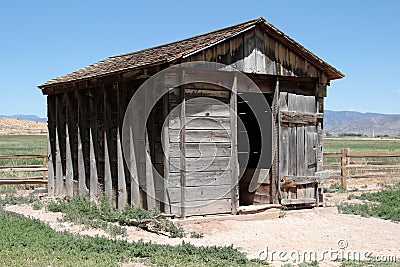 Butch Cassidy’s Childhood Home Historic Site Stock Photo