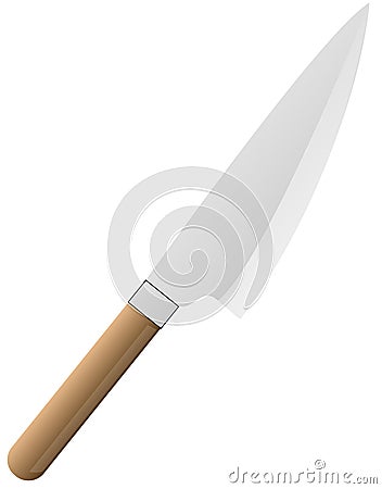 Butcher knife Vector Illustration