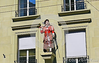 The Butcher`s statue in Berne Stock Photo