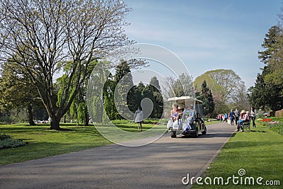 Beautiful view of Bute Park in Cardiff, Wales, UK Editorial Stock Photo