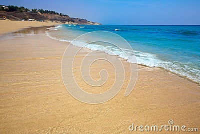 Butihondo Jandia beach Fuerteventura Canary Stock Photo