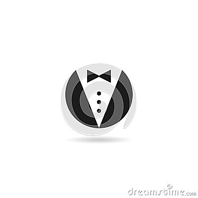 Butler gentleman icon Vector Illustration