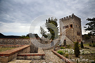 Butrint is the Albania`s major archaeological centers Stock Photo