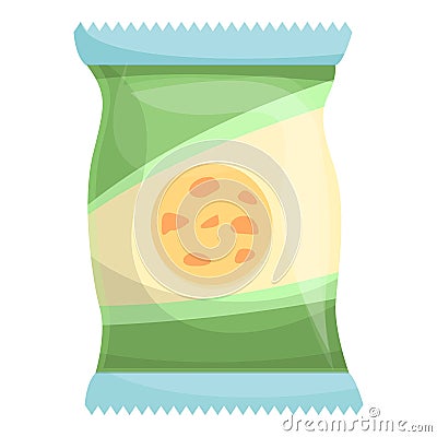 Butter biscuits icon cartoon vector. Milk cookie Vector Illustration