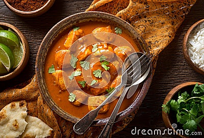 Butter Chicken Curry Stock Photo