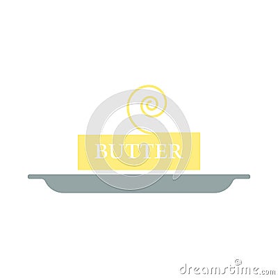 Butter Icon Vector Illustration