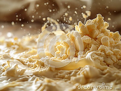 butter karite, natural cosmetics concept Stock Photo