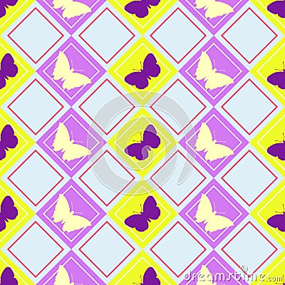 Butterflies pattern Stock Photo