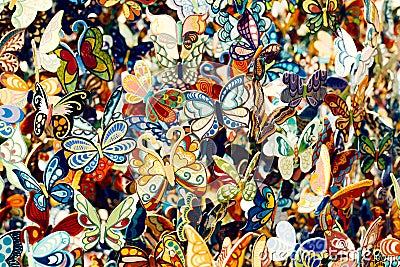 Butterflies from saint Tropez, France Stock Photo