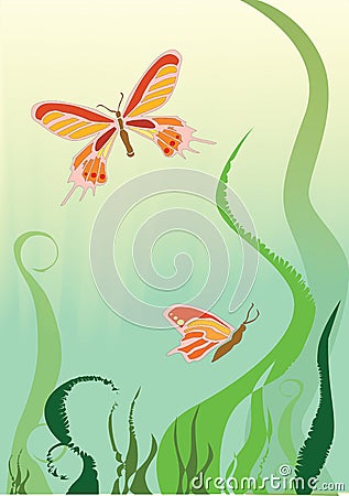 Butterfly Cartoon Illustration