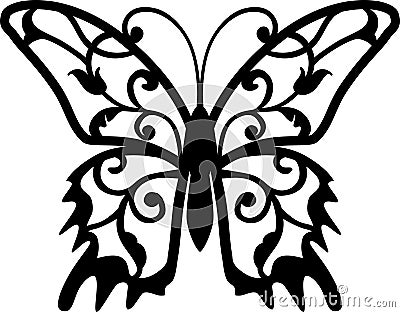 Butterfly Design Element Vector Illustration