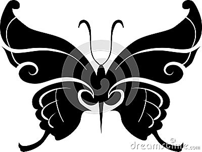 Butterfly Design Element Vector Illustration