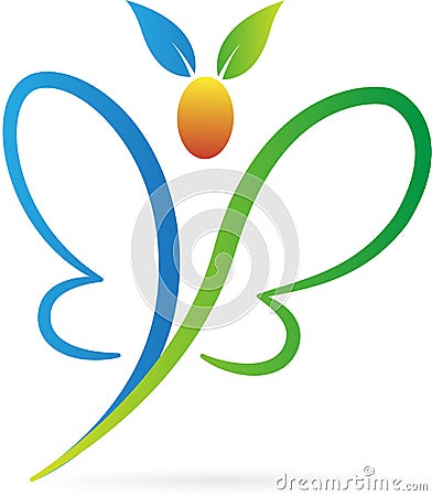 Butterfly logo Vector Illustration