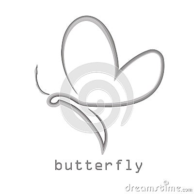 Butterfly, logo, beauty, lifestyle, care, relax, yoga, abstract, wings, design vector Vector Illustration