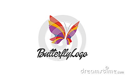 Butterfly Logo Vector Illustration