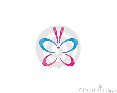 Butterfly Logo Template Vector Illustration