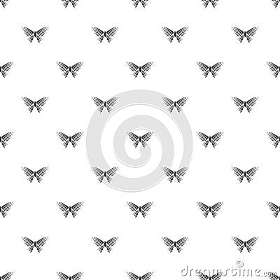 Butterfly with rhombus on wings icon, simple style Vector Illustration