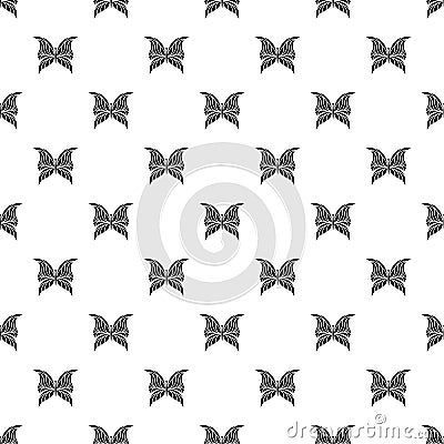 Butterfly with scalloped wings icon, simple style Vector Illustration