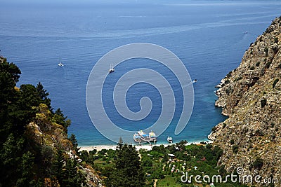 Butterfly Valley (kelebekler vadisi) Stock Photo