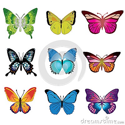 Butterfly Vector Cartoons Design Vector Vector Illustration