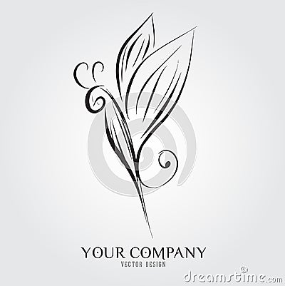 Butterfly vector illustration, logo, cartoon drawing, Insect out Vector Illustration