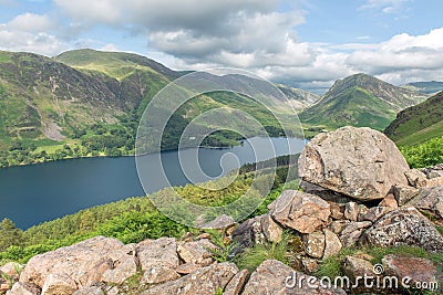 Buttermere Lake, Lake District, Cumbria Stock Photo