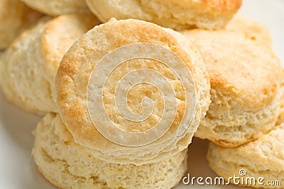 Buttermilk Biscuits Stock Photo