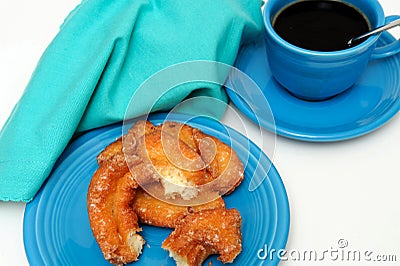 Buttermilk Donut Breakfast Stock Photo