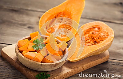 Butternut squash Stock Photo