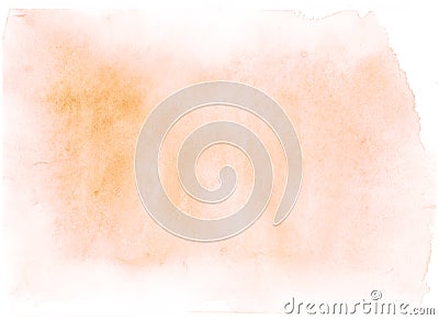 Butterum beige watercolor background for your design. Painting o Cartoon Illustration