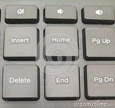Button of black keyboard computer Editorial Stock Photo
