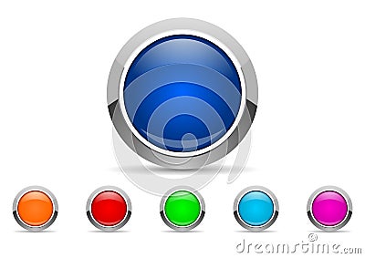 Button set Stock Photo