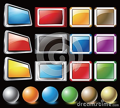 Buttons Vector Illustration