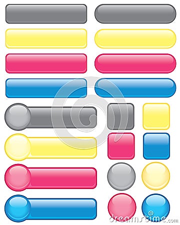 Buttons Vector Illustration