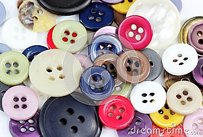 Buttons Stock Photo