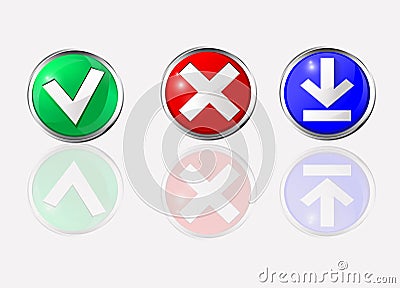 Buttons Vector Illustration