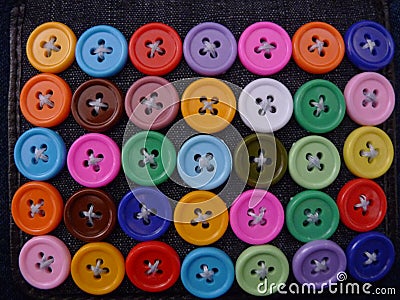 Colorful Buttons Stock Photo