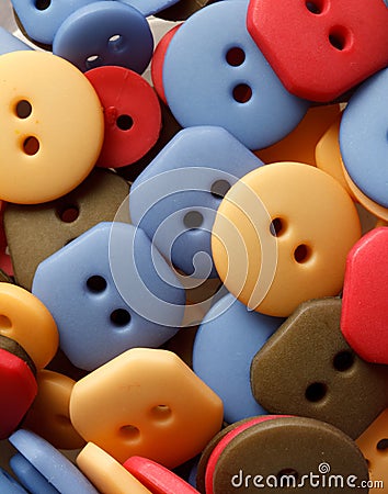 Buttons background Stock Photo