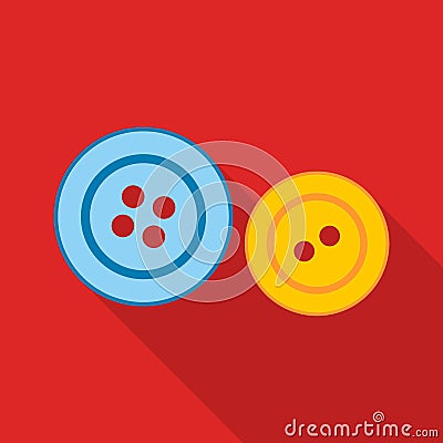 Buttons icon of vector illustration for web and mobile Vector Illustration
