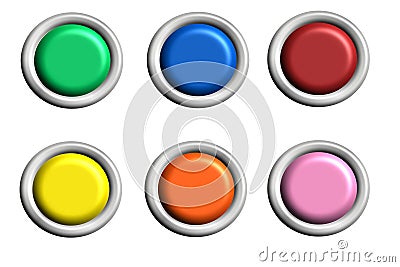 Buttons Stock Photo