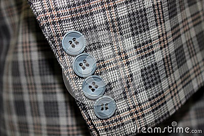 Buttons in a Suit Stock Photo