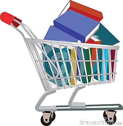 Buy a book, Vector Illustration