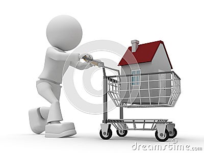 Buyer of the building Stock Photo
