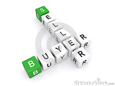 Buyer and seller Stock Photo