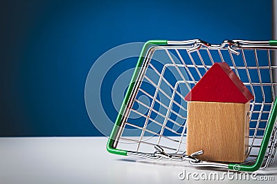 Buying and selling a house. Choice of housing and mortgage. Stock Photo