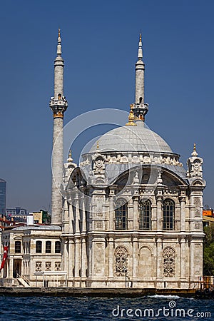 Buyuk Mecidiye Mosque in Istanbul, Turkey Stock Photo