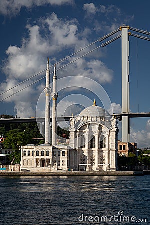 Buyuk Mecidiye Mosque in Istanbul, Turkey Stock Photo