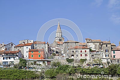 Buzet in Istria Stock Photo