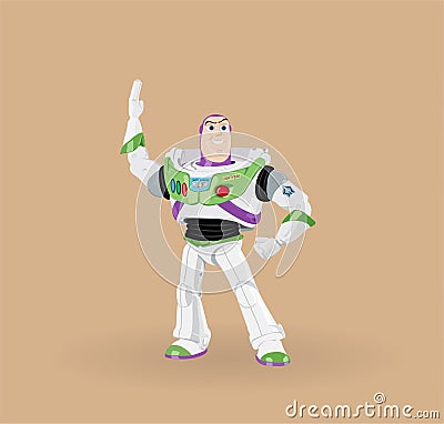 Buzz Lightyear From Toy Story Cartoon Vector | CartoonDealer.com #193833799